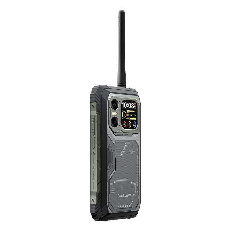 [HK Warehouse] Blackview XPLORE 1 Walkie Talkie Rugged Phone, 12GB+256GB, 6.78 inch Android 15 Dimensity 7050 MT8791V/HZA Octa Core, Network: 5G, OTG, NFC (Black)