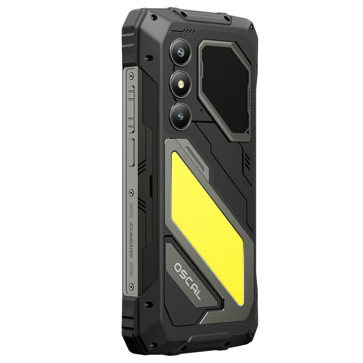 [HK Warehouse] Blackview Oscal Pilot 5 5G Rugged Phone, 8GB+256GB, 6.67 inch Android 16 UMS9620 T8100 Octa Core, Network: 5G, OTG, NFC (Black)