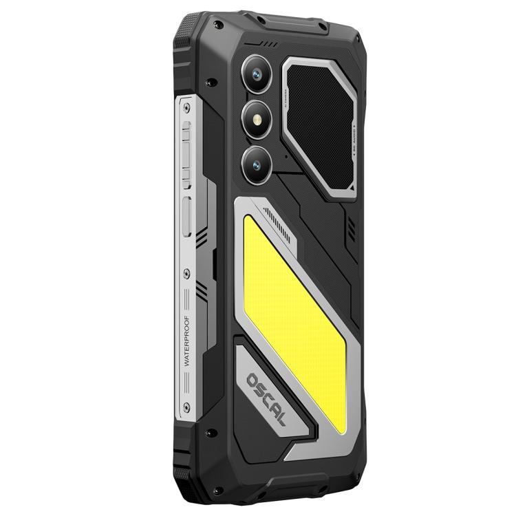 [HK Warehouse] Blackview Oscal Pilot 5 5G Rugged Phone, 8GB+256GB, 6.67 inch Android 16 UMS9620 T8100 Octa Core, Network: 5G, OTG, NFC (Yellow)