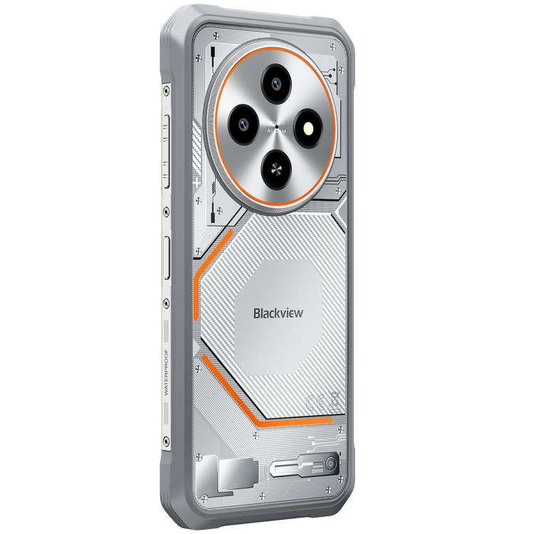 [HK Warehouse] Blackview FORT 2 Rugged Phone, 8GB+256GB, 6.56 inch Android 15 MediaTek MT6769V/CB Helio G81 Octa Core, Network: 4G, OTG, NFC (White)