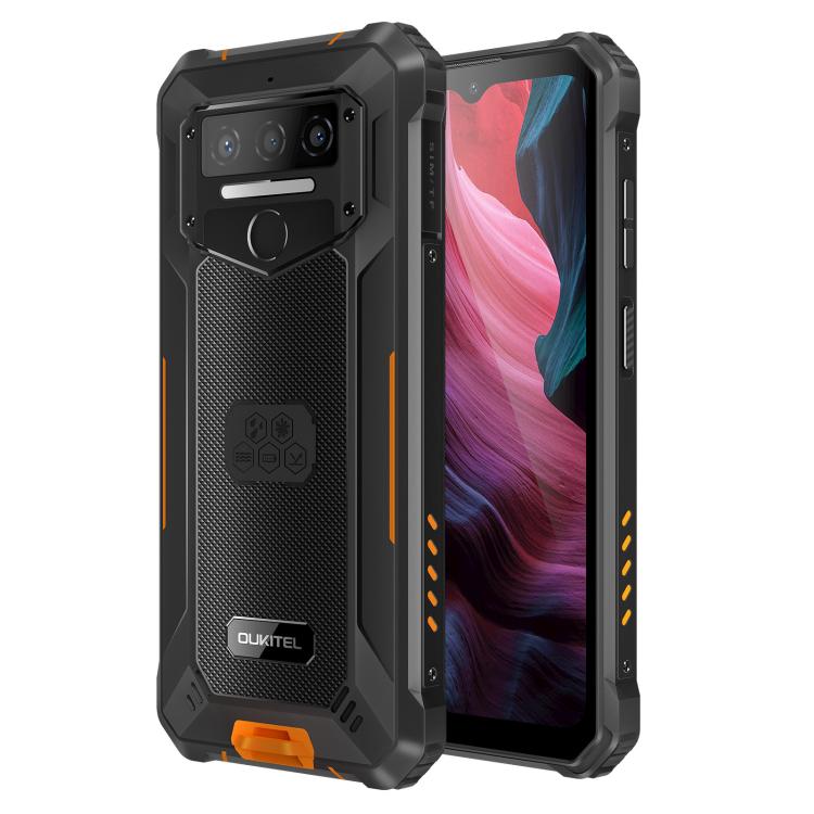[HK Warehouse] Oukitel WP23 Plus Rugged Phone, 4GB+128GB, 6.52 inch Android 14.0Unisoc T606 Octa-core, NFC, OTG, Network: 4G (Orange)