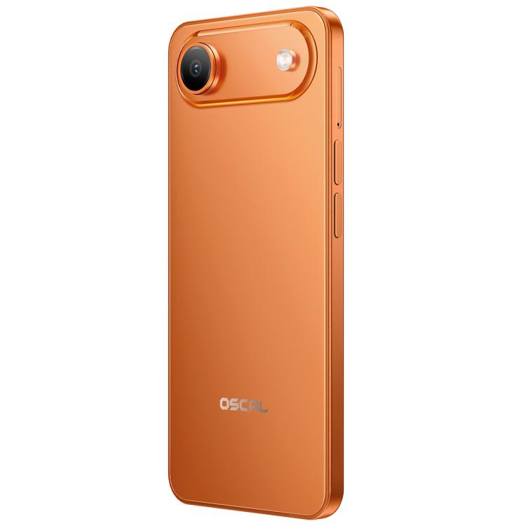 [HK Warehouse] Blackview Oscal FLAT 3C, 4GB+64GB, 6.56 inch Android 16 Unisoc UMS312 T310 Quad Core, OTG, Network: 4G (Orange)