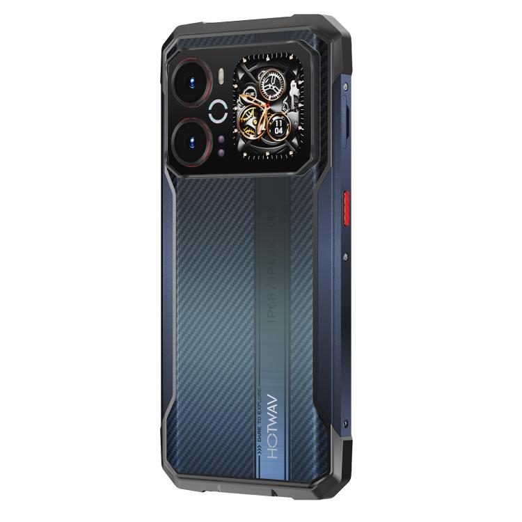 [HK Warehouse] HOTWAV Cyber 18 Rugged Phone, 8GB+256GB, 6.75 inch Android 16 Unisoc T7250 UMS9230E Octa Core, Network: 4G, NFC, OTG (Blue)
