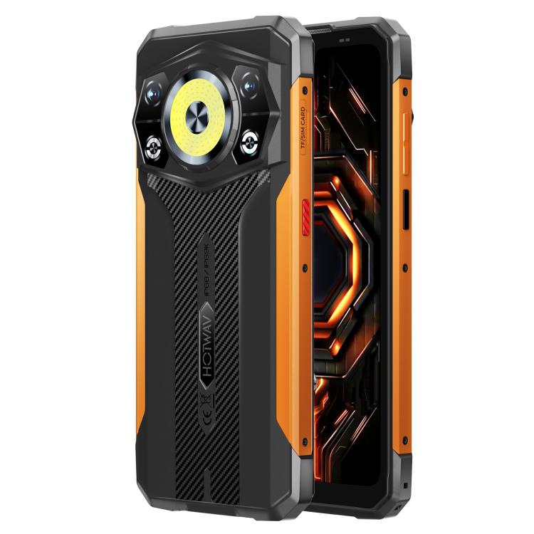 [HK Warehouse] HOTWAV Cyber 17 Rugged Phone, 6GB+128GB, 6.75 inch Android 16 Unisoc T7250 UMS9230E Octa Core, Network: 4G, NFC, OTG (Orange)