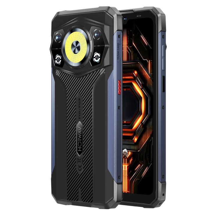 [HK Warehouse] HOTWAV Cyber 17 Rugged Phone, 6GB+128GB, 6.75 inch Android 16 Unisoc T7250 UMS9230E Octa Core, Network: 4G, NFC, OTG (Blue)
