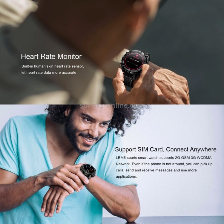 Смарт-часы-телефон LEMFO LEM6, ГБ 16 ГБ