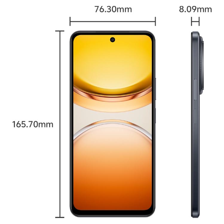 vivo Y300i, 8GB+128GB, Face ID / Side Fingerprint, 6.68 inch Android 15 OriginOS 5 Snapdragon 4 Gen 2 Octa Core, OTG, NFC, Network: 5G (Black)