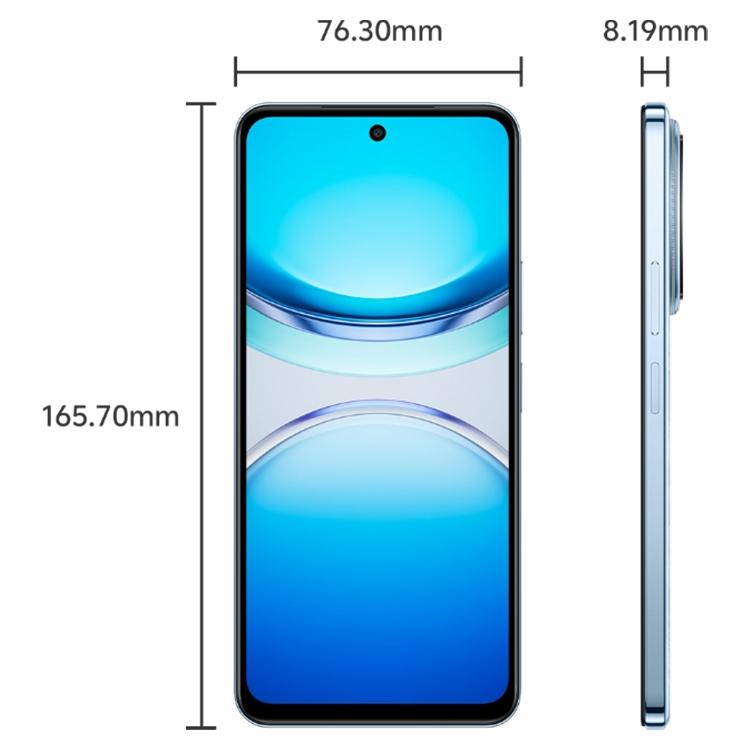 vivo Y300i, 12GB+256GB, Face ID / Side Fingerprint, 6.68 inch Android 15 OriginOS 5 Snapdragon 4 Gen 2 Octa Core, OTG, NFC, Network: 5G (Blue)