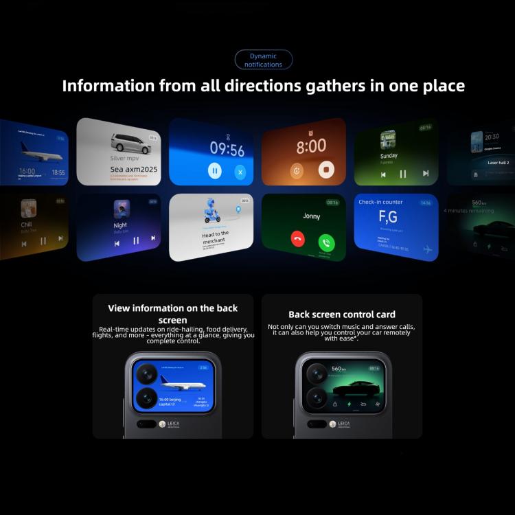 Connectivity Options of Xiaomi 17 Pro Max Xiaomi 17 Pro Max, 12GB+512GB, 3D Ultrasonic Fingerprint, 6.9 inch + 2.9 inch Xiaomi HyperOS 3 Snapdragon 8 Elite Gen 5 Octa Core, NFC, Network: 5G (Purple)