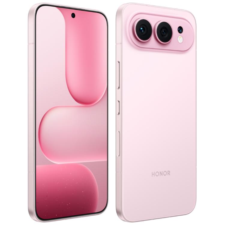 Honor 500, 16GB+512GB, Screen Fingerprint, 6.55 inch MagicOS 10.0 / Android 16 Snapdragon 8s Gen 4 Octa Core, Network: 5G, NFC, OTG (Pink)