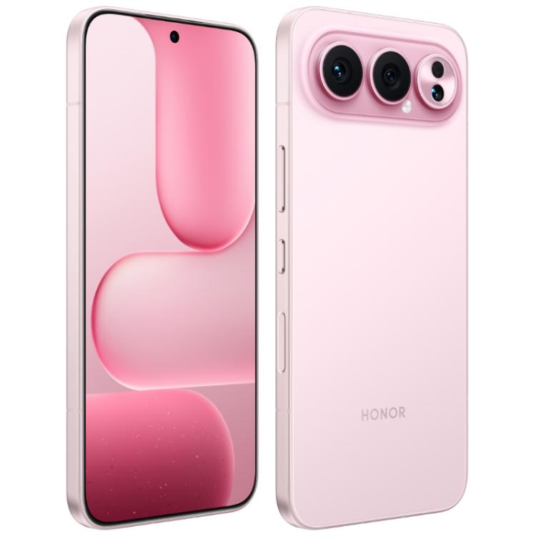 Honor 500 Pro, 12GB+512GB, Screen Fingerprint, 6.55 inch MagicOS 10.0 / Android 16 Snapdragon 8 Elite Gen 4 Octa Core, Network: 5G, NFC, OTG (Pink)