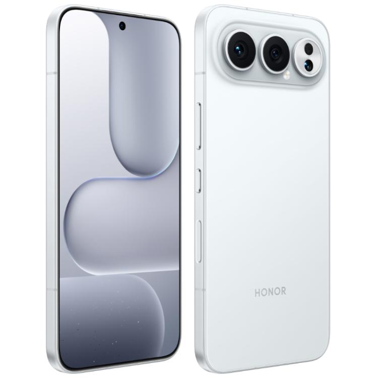 Honor 500 Pro, 12GB+512GB, Screen Fingerprint, 6.55 inch MagicOS 10.0 / Android 16 Snapdragon 8 Elite Gen 4 Octa Core, Network: 5G, NFC, OTG (Silver)