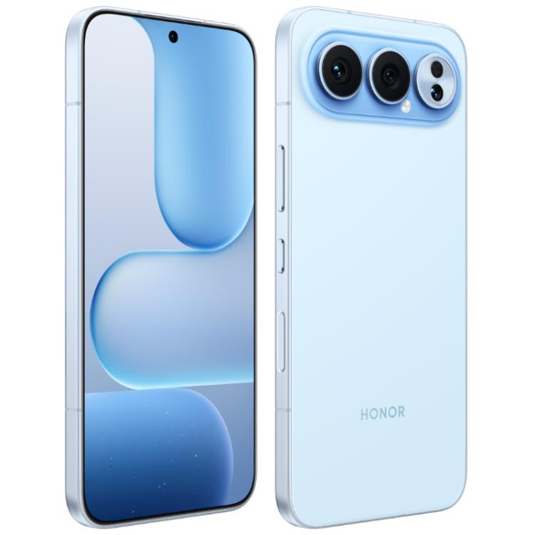 Honor 500 Pro, 16GB+512GB, Screen Fingerprint, 6.55 inch MagicOS 10.0 / Android 16 Snapdragon 8 Elite Gen 4 Octa Core, Network: 5G, NFC, OTG (Blue)