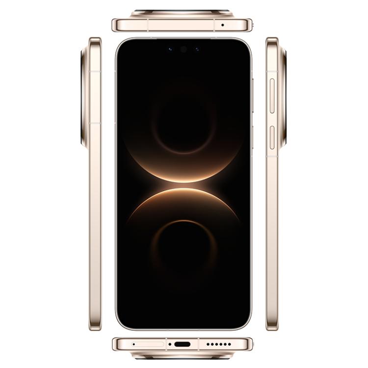 HUAWEI Mate 80 Pro, 12GB+512GB, Side Fingerprint Identification, 6.75 inch HarmonyOS 6.0 Kirin 9030, NFC, OTG, Not Support Google Play (Gold)