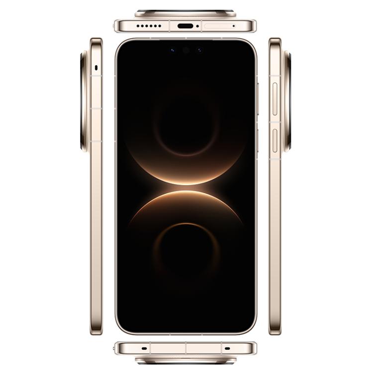 HUAWEI Mate 80 Pro Max, 16GB+1TB, Side Fingerprint Identification, 6.9 inch HarmonyOS 6.0 Kirin 9030 Pro, NFC, OTG, Not Support Google Play (Gold)