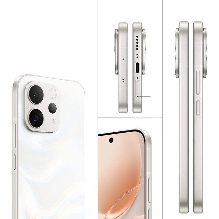 vivo S50, 16GB+256GB, 3D Fingerprint,  6.59 inch Android 16 OriginOS 6 Snapdragon 8s Gen 3 Octa Core, OTG, NFC, Network: 5G, Support Google Play (White)