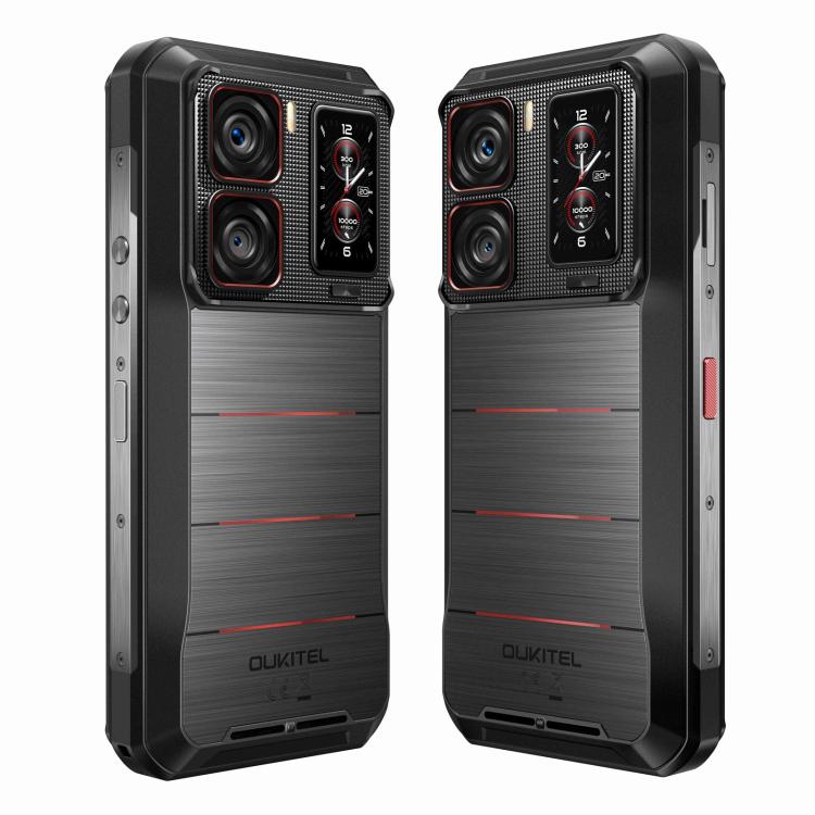 [HK Warehouse] Oukitel WP300 Rugged Phone with Watch, 12GB+512GB, 6.8 inch Android 15 MediaTek Dimensity 7050 Octa Core, NFC, OTG, Network: 5G (Rust Color)