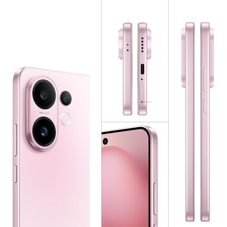 vivo S30, 16GB+512GB, Screen Fingerprint, 6.67 inch Android 15 Snapdragon 7 Gen 4 Octa Core, OTG, NFC, Network: 5G, Support Google Play (Pink)