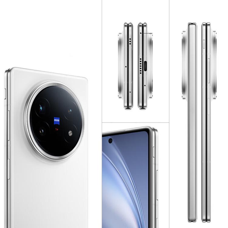 vivo X Fold5, 12GB+512GB, 8.03 inch + 6.53 inch Android 15 OriginOS 5 Snapdragon 8 Gen 3 Octa Core, OTG, NFC, Network: 5G (White)