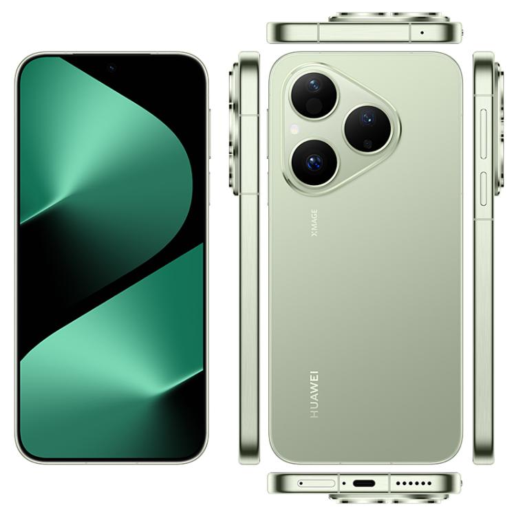 HUAWEI Pura 80, 12GB+256GB, Side Fingerprint Identification, 6.6 inch HarmonyOS 5.1, NFC, OTG, Not Support Google Play (Green)