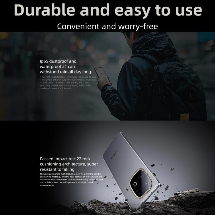 vivo iQOO Z10 Turbo+, 12GB+256GB, Screen Fingerprint, 6.