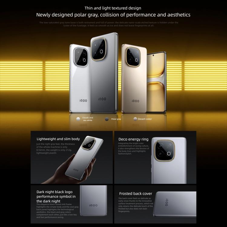 vivo iQOO Z10 Turbo+, 12GB+256GB, Screen Fingerprint, 6.