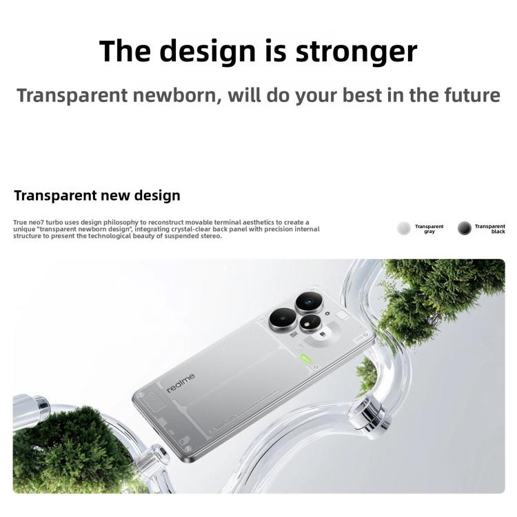 realme Neo7 Turbo 透明灰 12GB/256GB SIMフリー realme Neo7 Turbo 透明灰 12/256 Realme Neo 7 Turbo