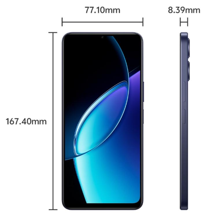 vivo Y60, 6GB+256GB, Side Fingerprint, 6.74 inch Android 16 OriginOS 6 Snapdragon 4 Gen 2 Octa Core, OTG, Network: 5G (Black)