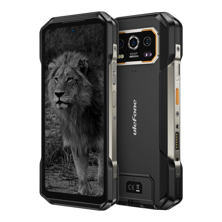 [Kho HK] Điện thoại bền bỉ Ulefone Armor 27 Pro, 12GB+256GB, Tầm nhìn ban đêm, 10600mAh, 6,78 inch Android 14 MediaTek Dimensity 6300 Octa Core, Mạng: 5G, NFC (Đen) - 2