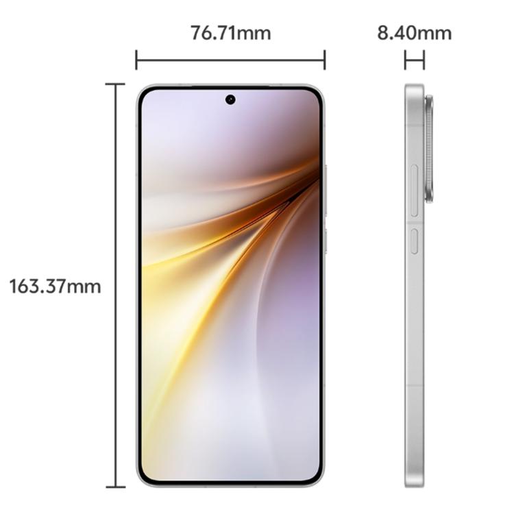 vivo iQOO 15T, 16GB+256GB, Ultrasonic 3D Fingerprint, 6.82 inch Android 16 OriginOS 6 Dimensity 9500 Monster Octa Core, OTG, NFC, Network: 5G, Support Google Play (White)