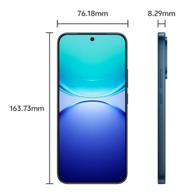 vivo Y600 Turbo, 8GB+256GB, In-screen Fingerprint, 6.83 inch Android 16 OriginOS 6 Snapdragon 7s Gen 4 Octa Core, OTG, NFC, Network: 5G (Blue)