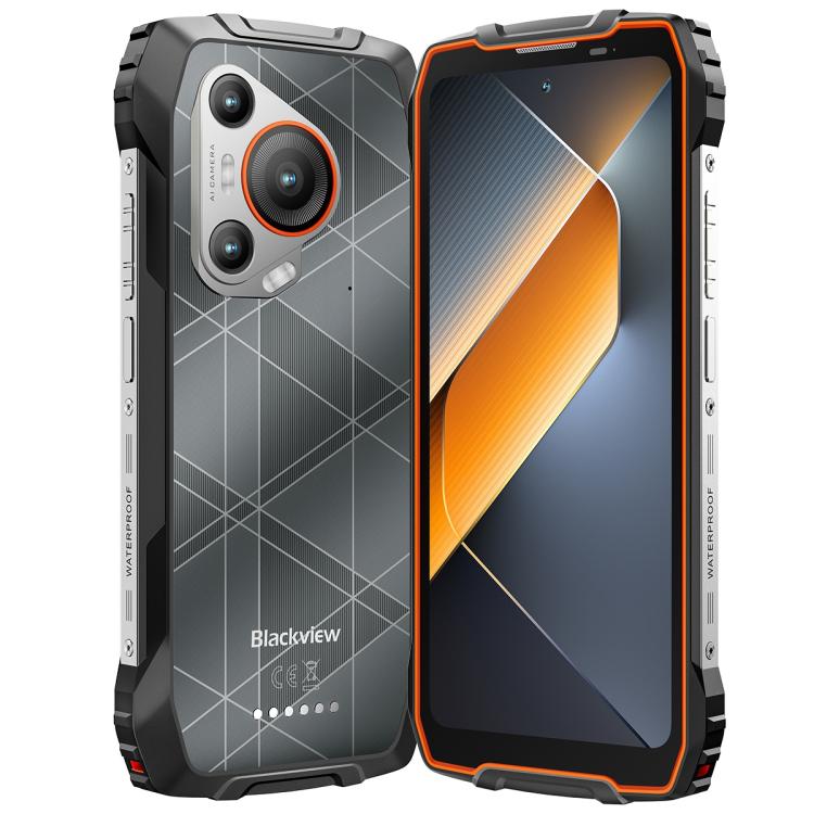 [HK Warehouse] Blackview BL7000 Rugged Phone, 8GB+256GB, 6.78 inch Android 15 MediaTek Dimensity 6300 Octa Core, Network: 5G, NFC, OTG (Orange)