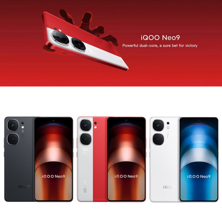 Vivo iQOO Neo9 12GB+256GB（レッド・レザー仕様） Original Vivo Iqoo NEO 9 Mobile Phone Snapdragon 8 Gen 2