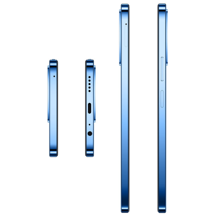 vivo Y200i, Dual Back Cameras, 12GB+512GB, Face ID Screen Fingerprint Identification, 6.72 inch Android 14.0 OriginOS 4 Snapdragon 4 Gen 2 Octa Core 2.2GHz, OTG, Network: 5G, Support Google Play (Blue)