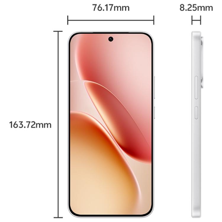 vivo iQOO Z11, 16GB+256GB, Screen Fingerprint, 6.83 inch Android 16 OriginOS 6 Dimensity 8500 Octa Core, OTG, NFC, Network: 5G, Support Google Play (White)