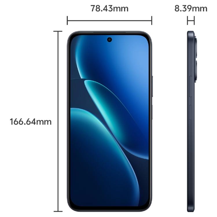 vivo iQOO Z11x, 12GB+512GB, Side Fingerprint, 6.76 inch Android 16 OriginOS 6 Dimensity 7400 Octa Core, OTG, NFC, Network: 5G, Support Google Play (Black)