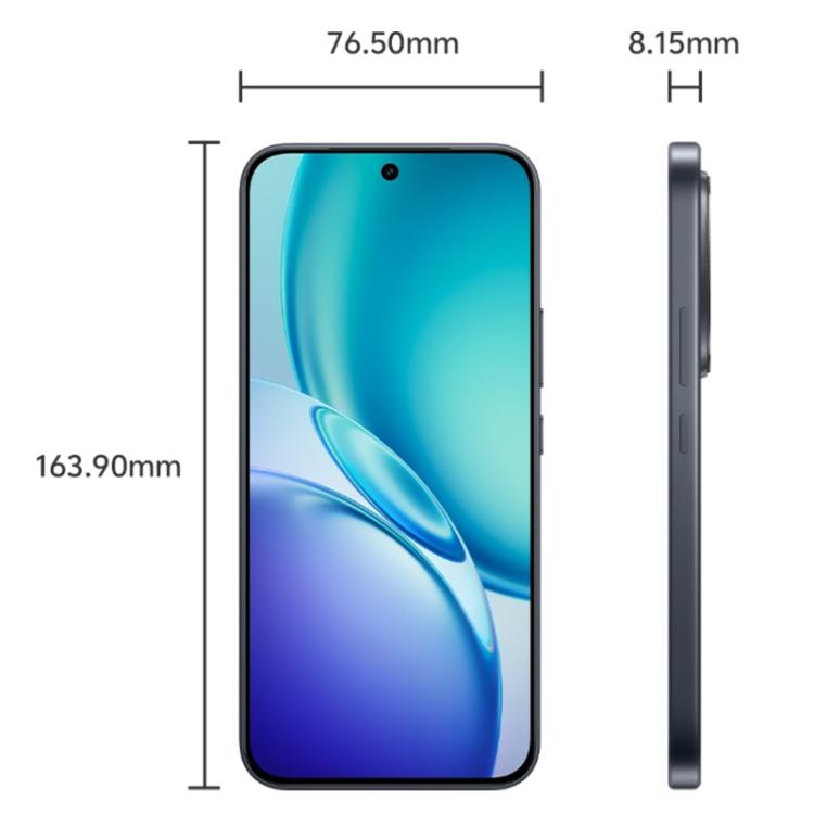 vivo Y600 Pro, 8GB+256GB, In-screen Fingerprint, 6.83 inch Android 16 OriginOS 6 Dimensity 7300e Octa Core, OTG, NFC, Network: 5G (Black)