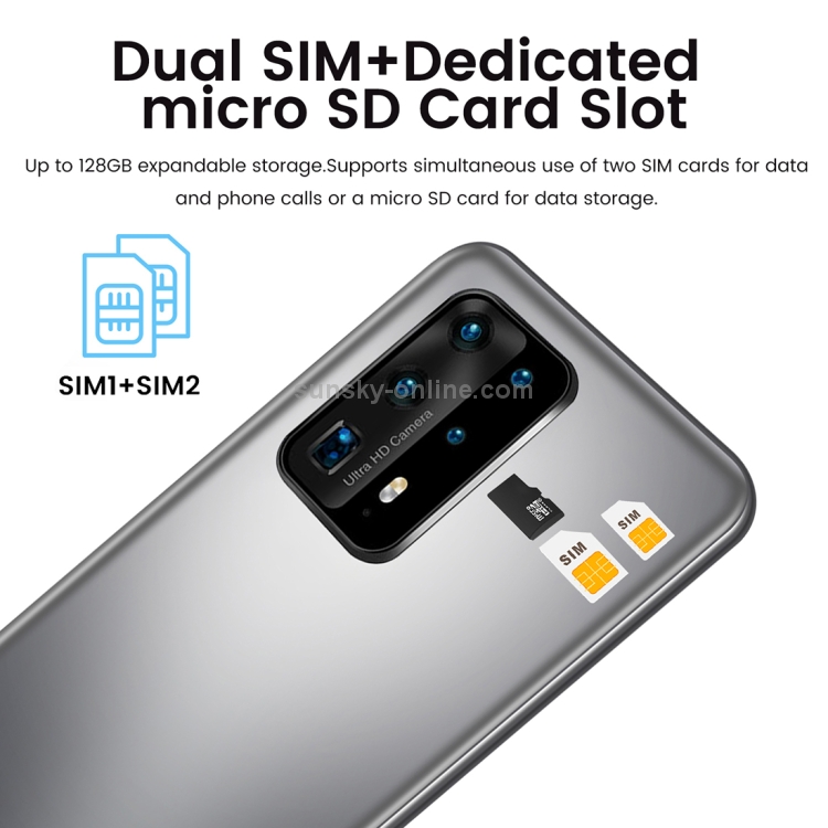 P45 Pro+, 1GB+8GB, 6.0 inch, Face Identification, Android 5.1 MTK6580 Quad Core, Network: 3G (Blue)