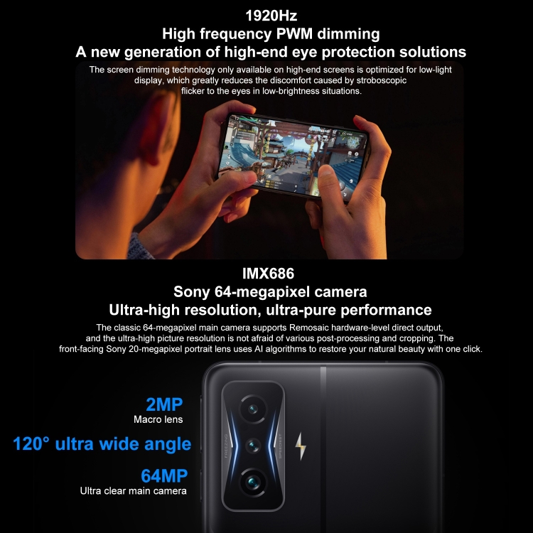 Xiaomi Redmi K50 Ultra Dual SIM 256 GB black 12 GB RAM