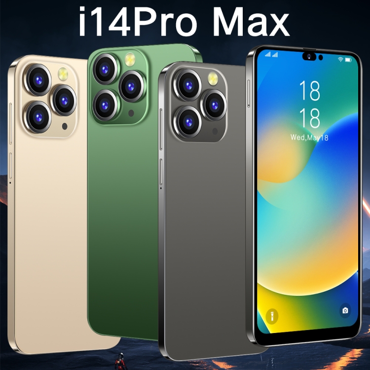 i14 Pro Max N85, 1GB+8GB, 6.1 inch Screen, Face Identification, Android 6.0 Spreadtrum 7731G Quad Core, Network: 3G, Dual SIM(Blue) - B1