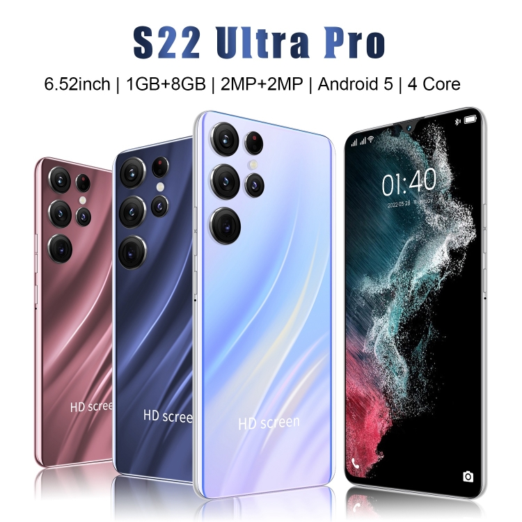 S22 Ultra Pro R425, 1GB+8GB, 6.52 inch Waterdrop Screen, Face Identification, Android 5.0 MTK6582 Quad Core, Network: 3G (Blue) - B2