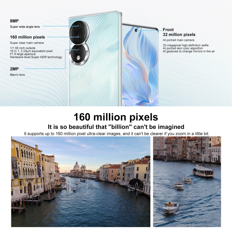 Mph Ui 荣耀80 5G ANN-AN00 160MP像素 12GB+512GB 屏内指纹识别 6.67寸Magic UI 7.0高通骁龙782G八核 ...