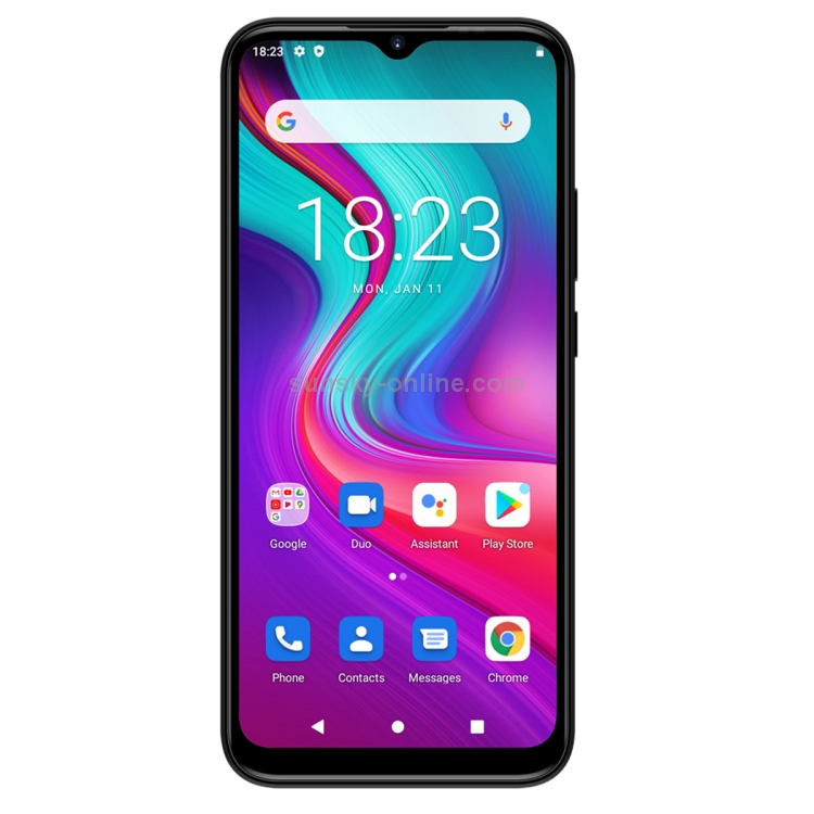 [HK Warehouse] DOOGEE X96 Pro, 4GB+64GB, Quad Back Cameras, 5400mAh Battery, Rear-mounted Fingerprint Identification, 6.52 inch Water-drop Screen Android 11.0 SC9863A OCTA-Core up to 1.6GHz, Network: 4G, OTG, Dual SIM(Black) - 2