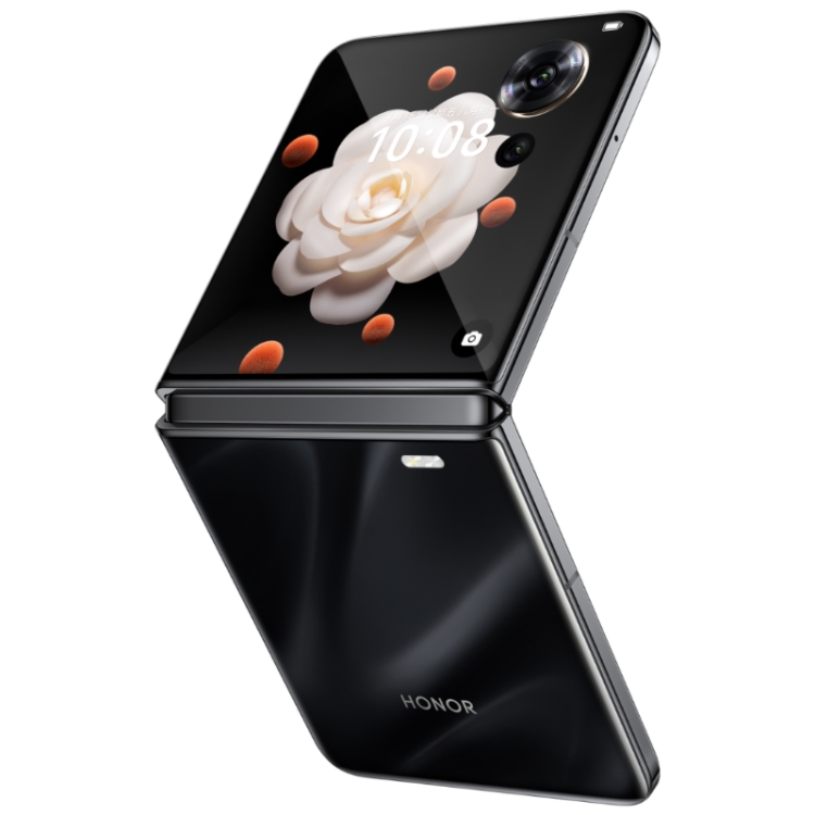 Honor Magic V Flip, 12GB+512GB, 6.8 inch + 4.0 inch Screen MagicOS 8.0 Snapdragon 8+ Gen 1 Octa Core, Network: 5G, NFC, OTG (Black) - 3