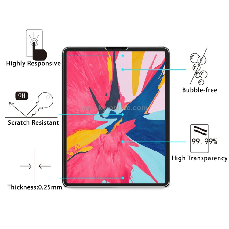 0.26mm 9H Surface Hardness 2.5D Explosion-proof Tempered Glass Film for iPad Pro 11 2018/2020/2021/2022 / iPad Air 4&5 10.9 0.26mm 9H Surface Hardness 2.5D Explosion-proof Tempered Glass Film for iPad Pro 11 2018/2020/2021/2022 / iPad Air 4&5 10.9