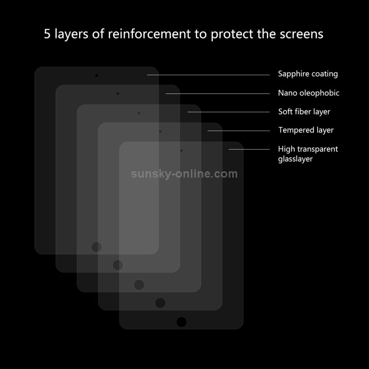 ENKAY Hat-Prince 0.33mm 9H 2.5D Arc Edge Tempered Glass Protective Film for iPad mini 2019 ENKAY Hat-Prince 0.33mm 9H 2.5D Arc Edge Tempered Glass Protective Film for iPad mini 2019