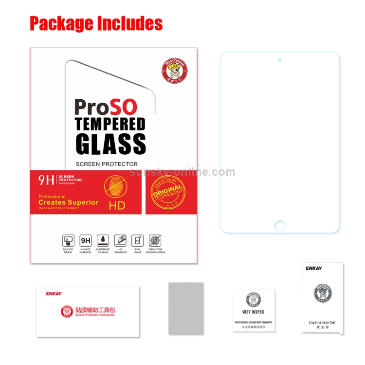 ENKAY Hat-Prince 0.33mm 9H 2.5D Arc Edge Tempered Glass Protective Film for iPad mini 2019 ENKAY Hat-Prince 0.33mm 9H 2.5D Arc Edge Tempered Glass Protective Film for iPad mini 2019