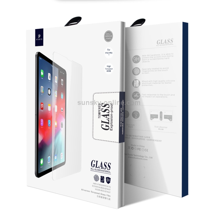 DUX DUCIS 0.3mm 9H Surface Hardness 3D Explosion-proof Tempered Glass Film for iPad Air 4/5 / iPad Pro 11 (2018/2020/2021/2022) DUX DUCIS 0.3mm 9H Surface Hardness 3D Explosion-proof Tempered Glass Film for iPad Air 4/5 / iPad Pro 11 (2018/2020/2021/2022)