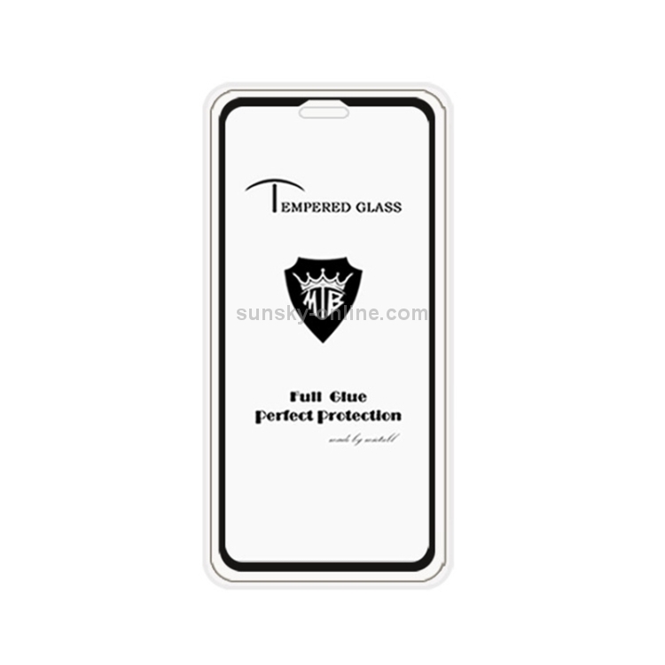 For iPhone X / XS Full Screen Full Glue Anti-fingerprint Tempered Glass Film(Black) For iPhone X / XS Full Screen Full Glue Anti-fingerprint Tempered Glass Film(Black)