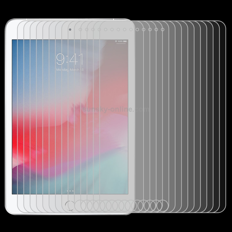 100 PCS 0.4mm 9H Surface Hardness Explosion-proof Tempered Glass Film for iPad mini 2019 100 PCS 0.4mm 9H Surface Hardness Explosion-proof Tempered Glass Film for iPad mini 2019